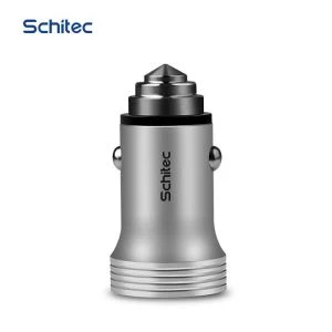 Aliminyòm Alloy Shell Doub USB Port Charger