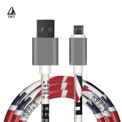 Kwi materyèl meyè kalite done kab USB chargement kab pou android