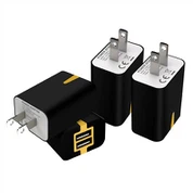 Cho vann doub pò USB mi Charger adaptè pou telefòn 5V 2.1A
