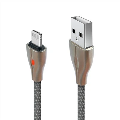 Nouvo Style Zenk Alloy Shell USB Kab pou Iphone
