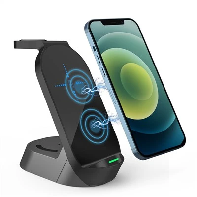 Telefòn Holder Fòm Wireless Charger Pou Iphone